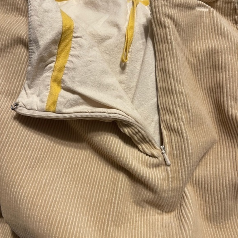 Maeve Anthropologie 8‎ 100% cotton khaki side zip fully lined pencil skirt - Picture 5 of 7